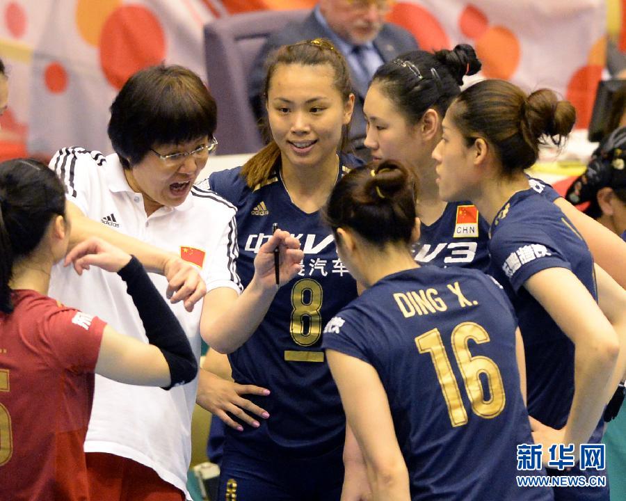 （体育）（2）排球——女排世界杯：中国队胜韩国队
