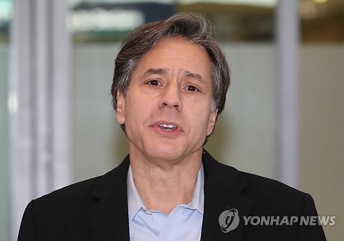 资料图片：美国常务副国务卿布林肯（韩联社）