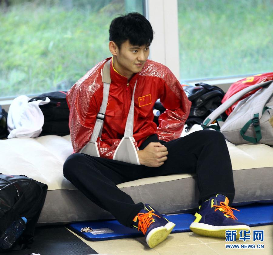 （体育）（2）游泳——宁泽涛因伤退出第六届世界军人运动会泳池百米大战