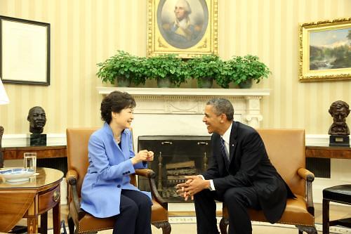 朴槿惠将启程前往美国就任来首次访问五角大楼