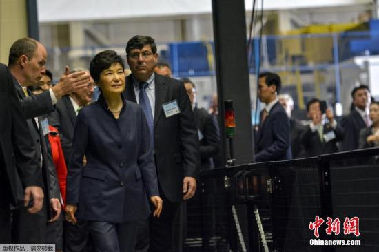 韩国总统第二次访问NASA的航天中心。