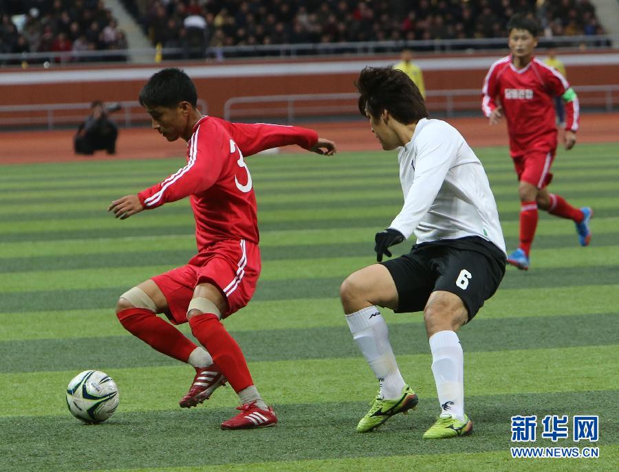 （体育）（4）第三届朝韩劳动者统一足球赛在平壤举行