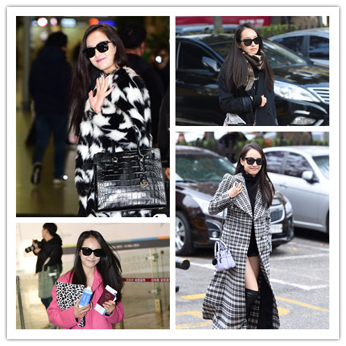 宋茜偏爱韩范长款风衣 教你冬季显瘦这么搭【组图】