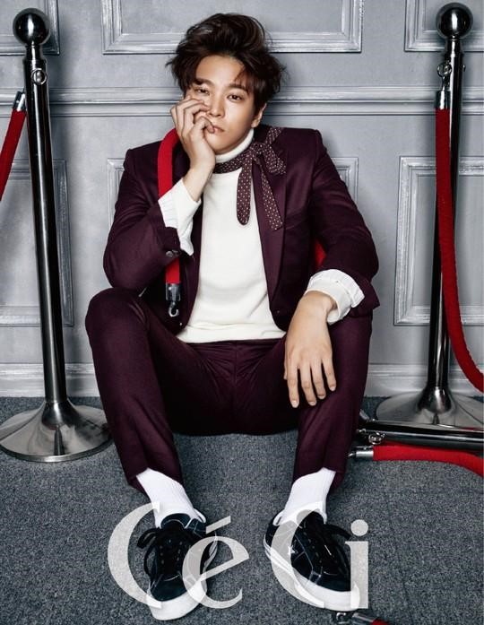 周元登中韩两国杂志封面 发型凌乱演绎随性魅力【组图】