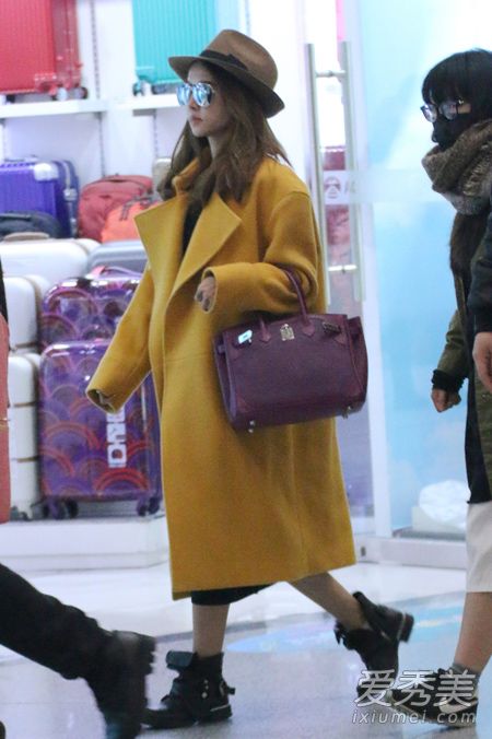 明星冬天怎么穿 高圆圆宋茜街拍示范明星冬装街拍-爱秀美