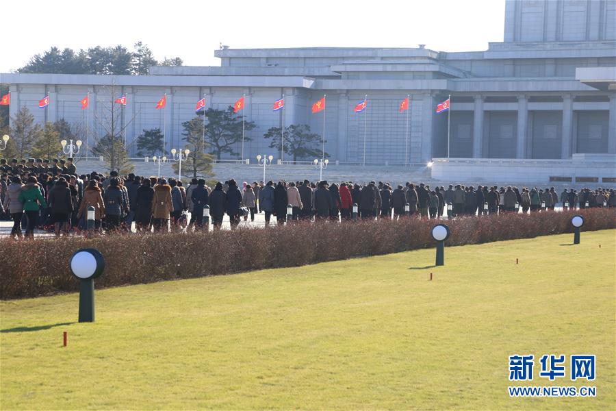 （XHDW）（2）朝鲜民众纪念金正日逝世四周年
