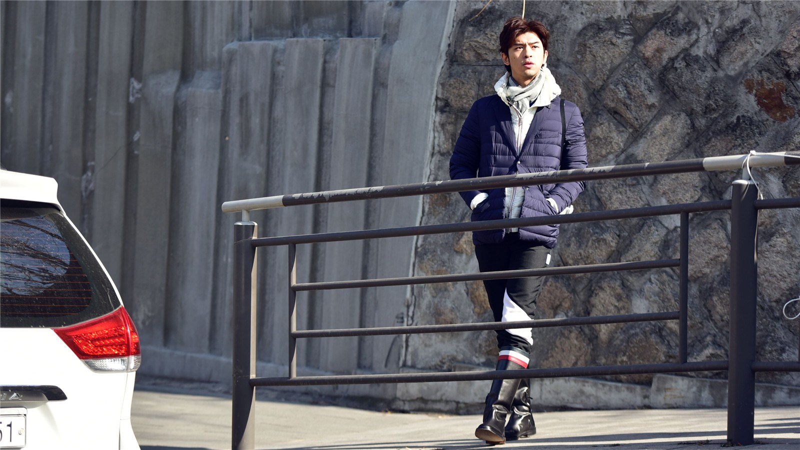 陈柏霖宋智孝现身首尔街头 组&ldquo;CP&rdquo;录节目