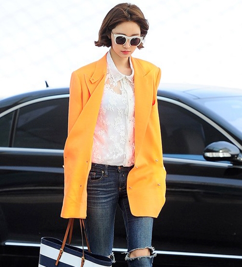 少女时代秀英f(x)郑秀晶孔孝真高俊熙 那些帅气逼人的韩国女星【组图】