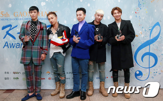 &ldquo;Gaon Chart K-POP &rdquo;颁奖典礼汇总 bigbang成为五冠王【组图】