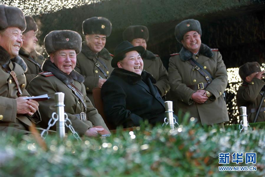 （國際）（1）金正恩指導朝鮮人民軍實戰訓練