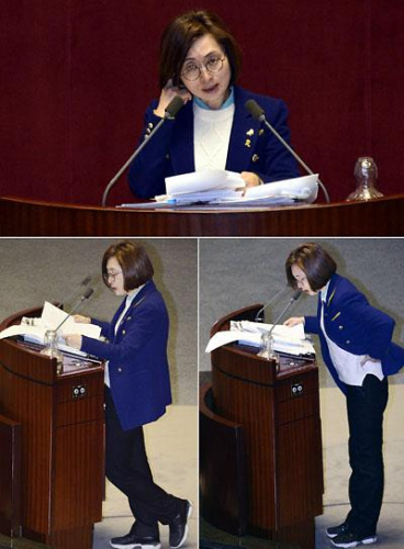 韩议员创10小时18分钟演说纪录坚决反对反恐法