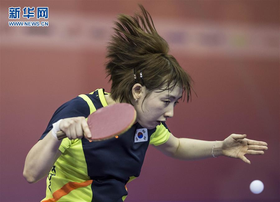 （XHDW）（体育）（1）乒乓球&mdash;&mdash;世锦赛团体赛：韩国女队胜瑞典