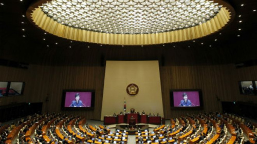 韓國反對黨結束無限制演講持續192小時創紀錄