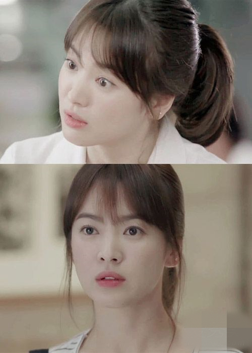 《太阳的后裔》宋慧乔减龄空气刘海 允儿秀智IU孔孝真也都爱【组图】