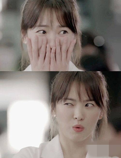 《太阳的后裔》宋慧乔减龄空气刘海 允儿秀智IU孔孝真也都爱【组图】