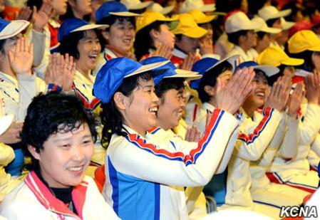 朝鲜举行全国家庭妇女运动会纪念国际妇女节（图）