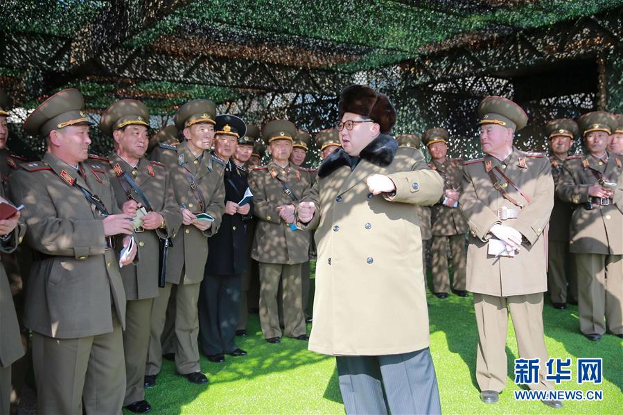 （XHDW）（2）金正恩观摩朝鲜人民军坦克兵大赛