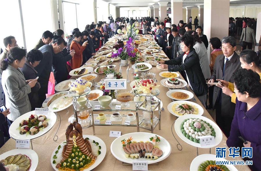 （国际）（1）朝鲜举行第21届太阳节料理节