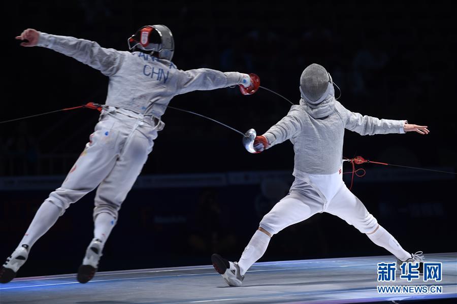 （体育）（2）击剑——亚洲锦标赛：韩国男子佩剑队夺冠