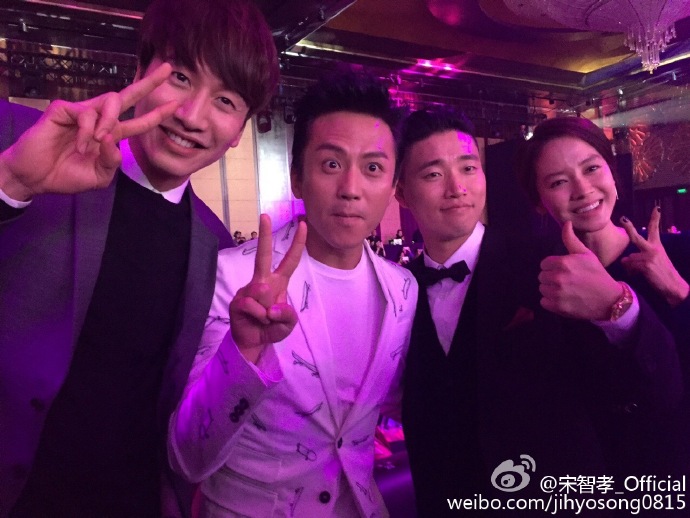 中韩跑男团再次同框&ldquo;相爱相杀&rdquo; 跑男4韩国录制【组图】