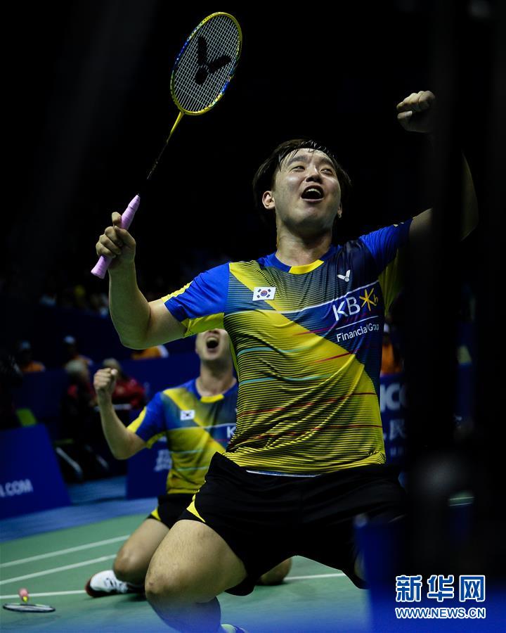 （体育）（2）羽毛球——汤姆斯杯：韩国队晋级四强