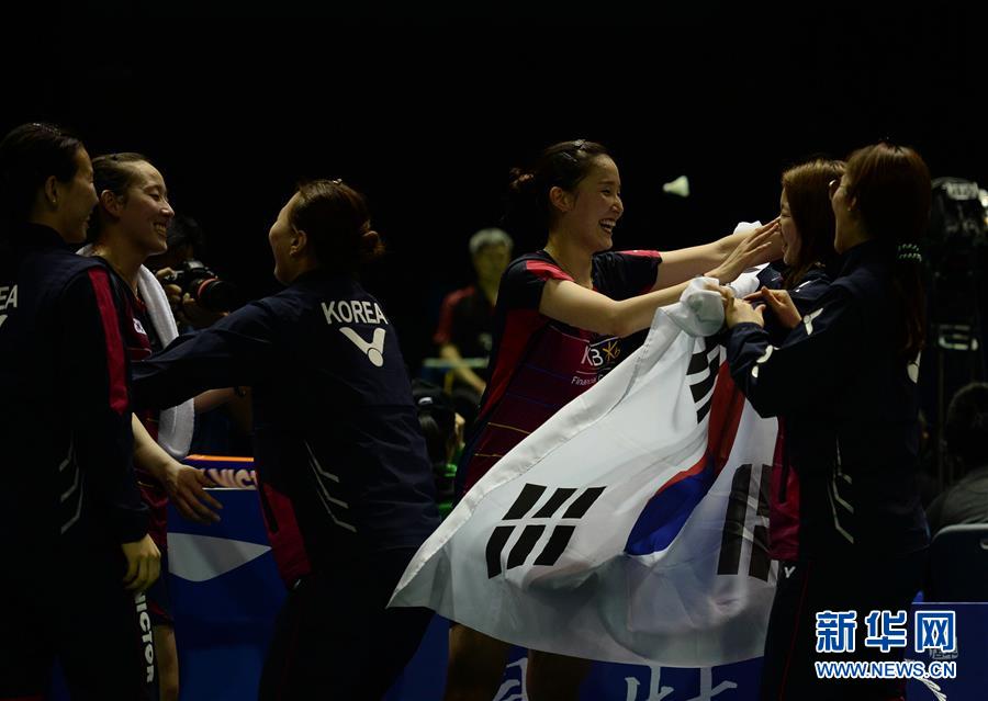 （體育）（8）羽毛球——尤伯杯：韓國隊晉級決賽