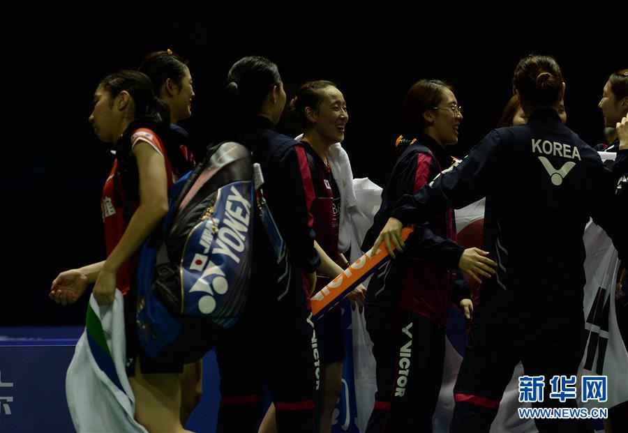 （体育）（9）羽毛球——尤伯杯：韩国队晋级决赛