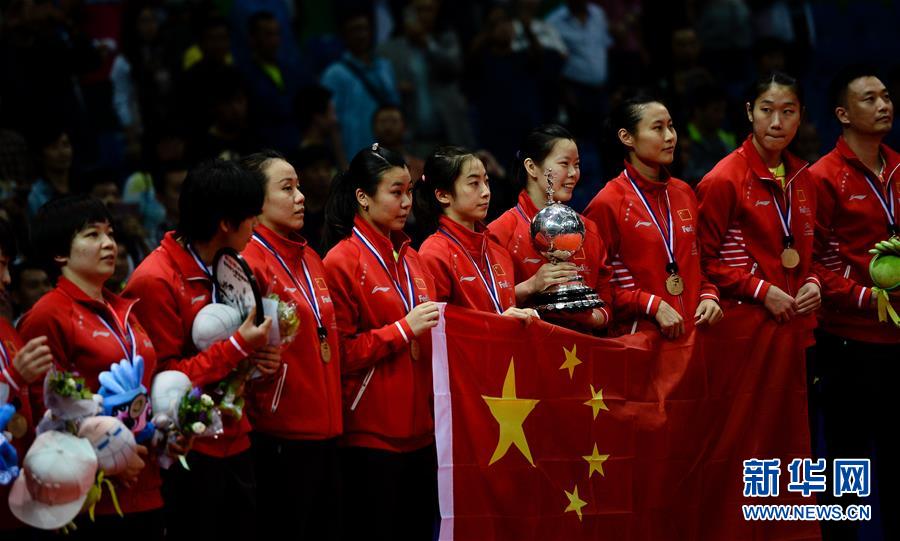 （体育）（18）羽毛球——尤伯杯：中国队夺冠