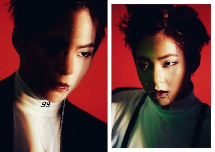 EXO新专辑《EX'ACT》双版造型照 kai眼神犀利引热议【高清组图】