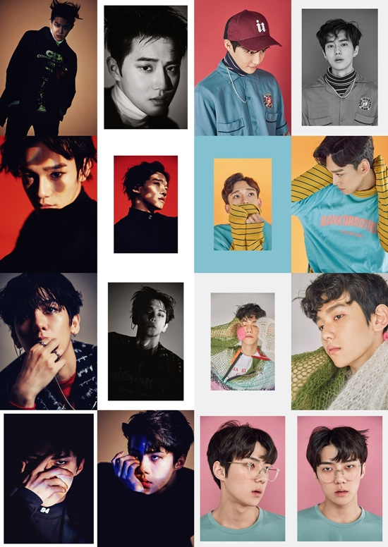 EXO新专辑《EX'ACT》双版造型照 kai眼神犀利引热议【高清组图】