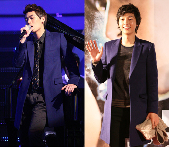 宋仲基李敏镐李钟硕权志龙频撞衫 韩国男神演绎撞衫也精彩【组图】