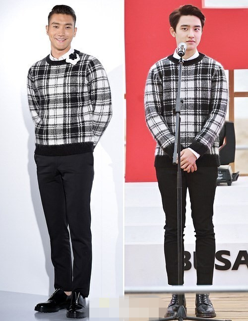 宋仲基李敏镐李钟硕权志龙频撞衫 韩国男神演绎撞衫也精彩【组图】