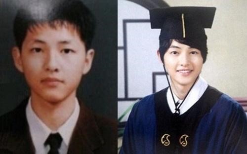 关晓彤高中毕业照清纯可人 宋仲基李敏镐等韩星学生时代青涩照【组图】