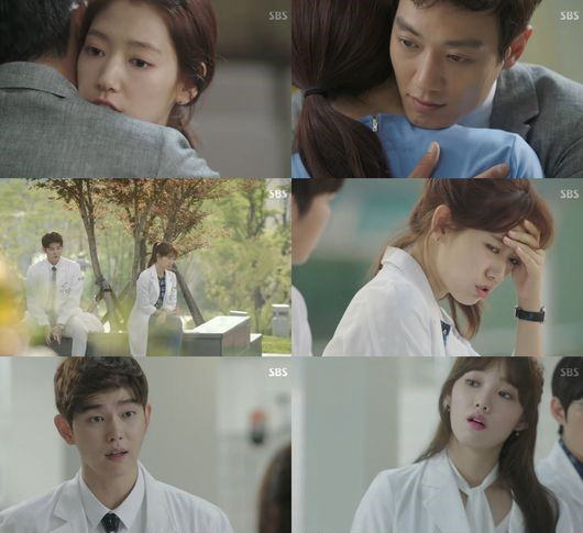 《Doctors》第6集收視率逼近20% 樸信惠金來沅雨中浪漫kiss【組圖】