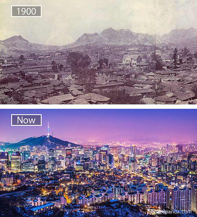 首尔东京迪拜 看百年来著名城市的沧桑巨变（组图）