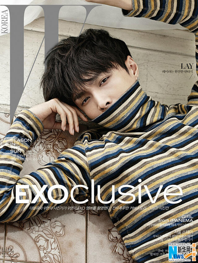 张艺兴化身暖男登韩杂志封面 自作曲《独角戏》月榜夺冠 【组图】