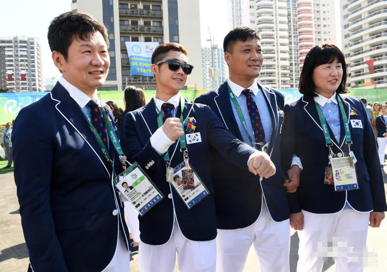 韓國正式入駐裏約奧運村 儀式場上賓主盡歡【組圖】