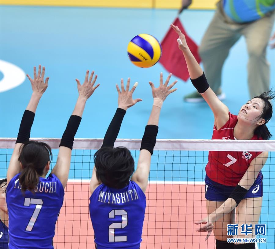 （里约奥运会）（2）排球——女排小组赛：韩国胜日本