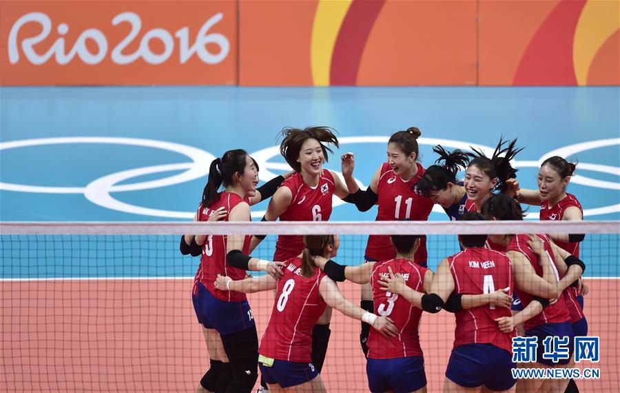 （里约奥运会）（3）排球——女排小组赛：韩国胜日本
