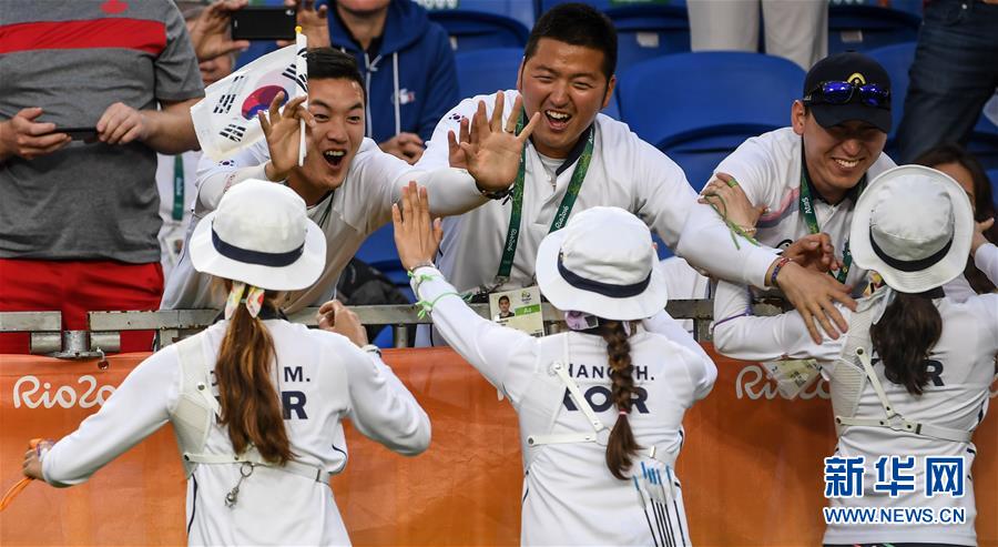 （里约奥运会·夺冠一刻）（17）射箭——韩国女团夺冠