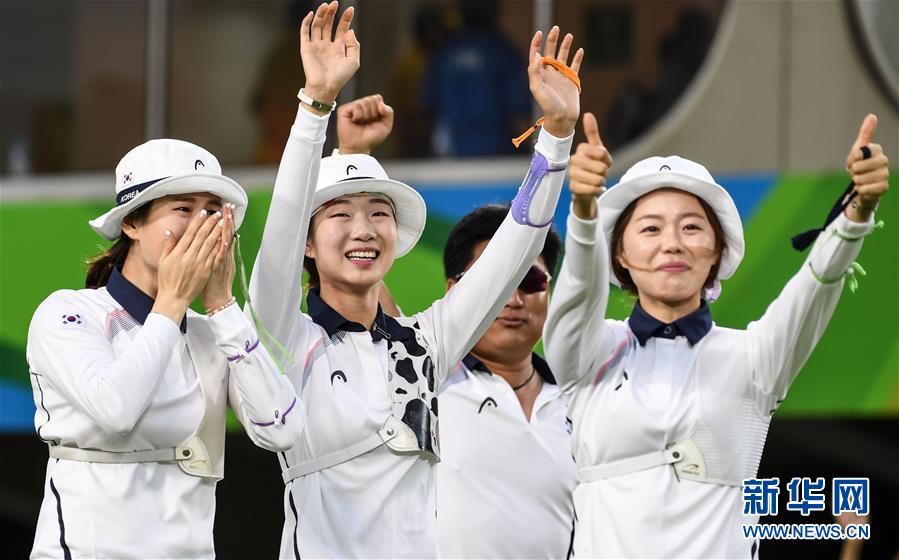 （里约奥运会·夺冠一刻）（16）射箭——韩国女团夺冠