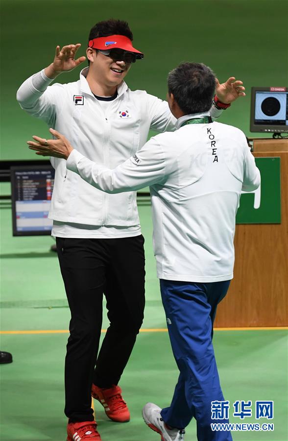（裏約奧運會）（2）射擊——男子50米手槍：韓國選手秦鐘午奪冠