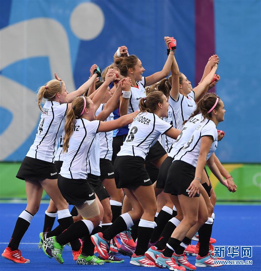 （裏約奧運會）（4）曲棍球——女子小組賽：德國隊勝韓國隊