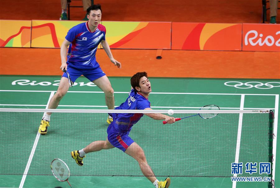 （里约奥运会）（4）羽毛球——小组赛：韩国选手李龙大/柳延星获胜
