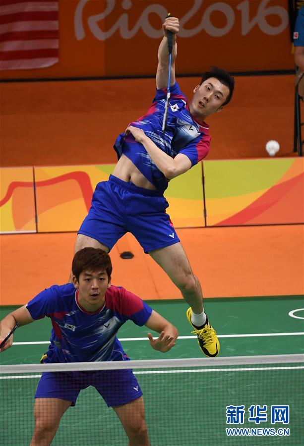 （里约奥运会）（3）羽毛球——男双：韩国选手李龙大/柳延星无缘四强