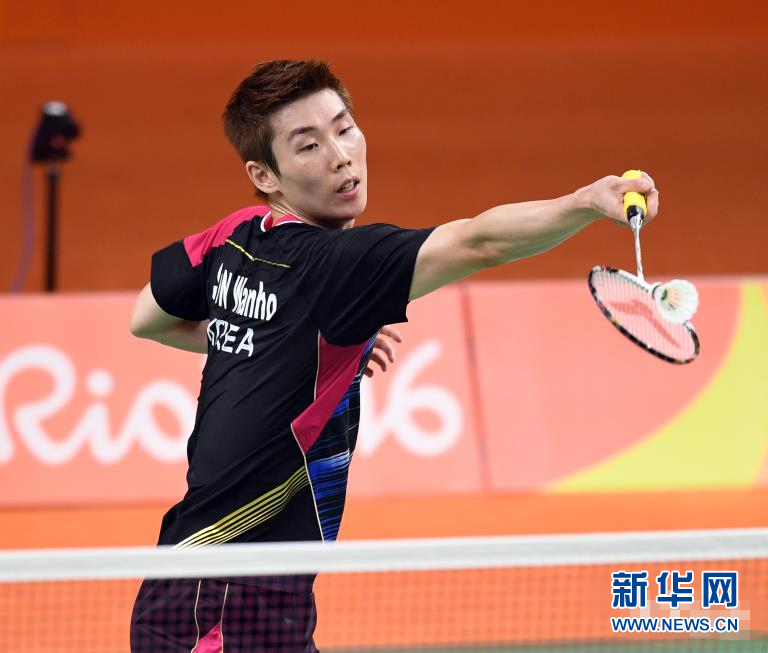 【里约奥运】羽毛球男子单打：韩国选手孙完虎跻身八强