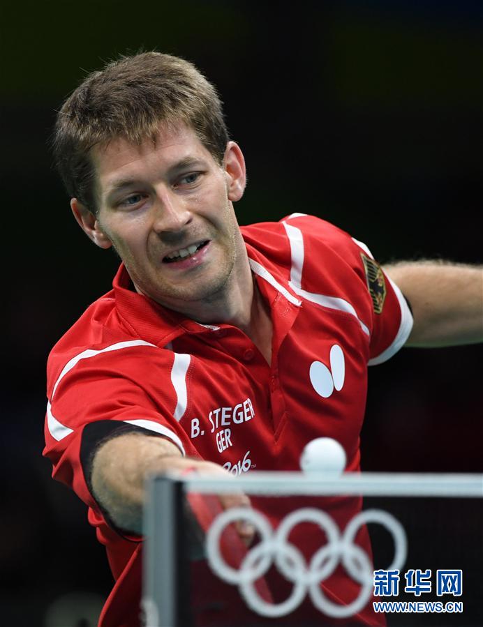 （裏約奧運會）（7）乒乓球——男子團體銅牌爭奪賽：韓國隊對陣德國隊