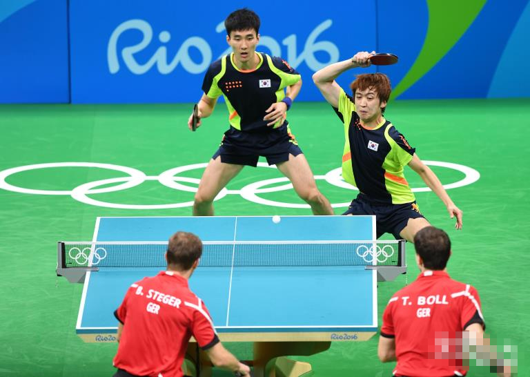 【里约奥运】乒乓球男团：韩国队憾负德国队 无缘铜牌