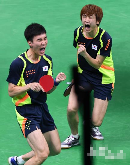 【里约奥运】乒乓球男团：韩国队憾负德国队 无缘铜牌