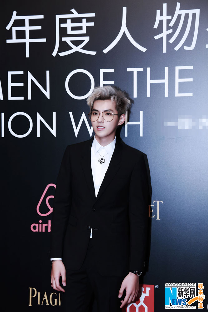吴亦凡亮相年度人物盛典 获年度最具实力偶像【组图】 